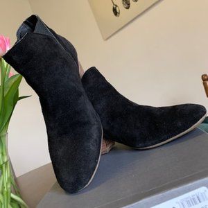 Adam Tucker Black Suede Ilisa Bootie
